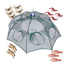 Portable Folded Fishing Bait Trap Fishing Trap Net (Type: Style A, Color: green)